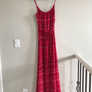 NWOT pink maxi dress